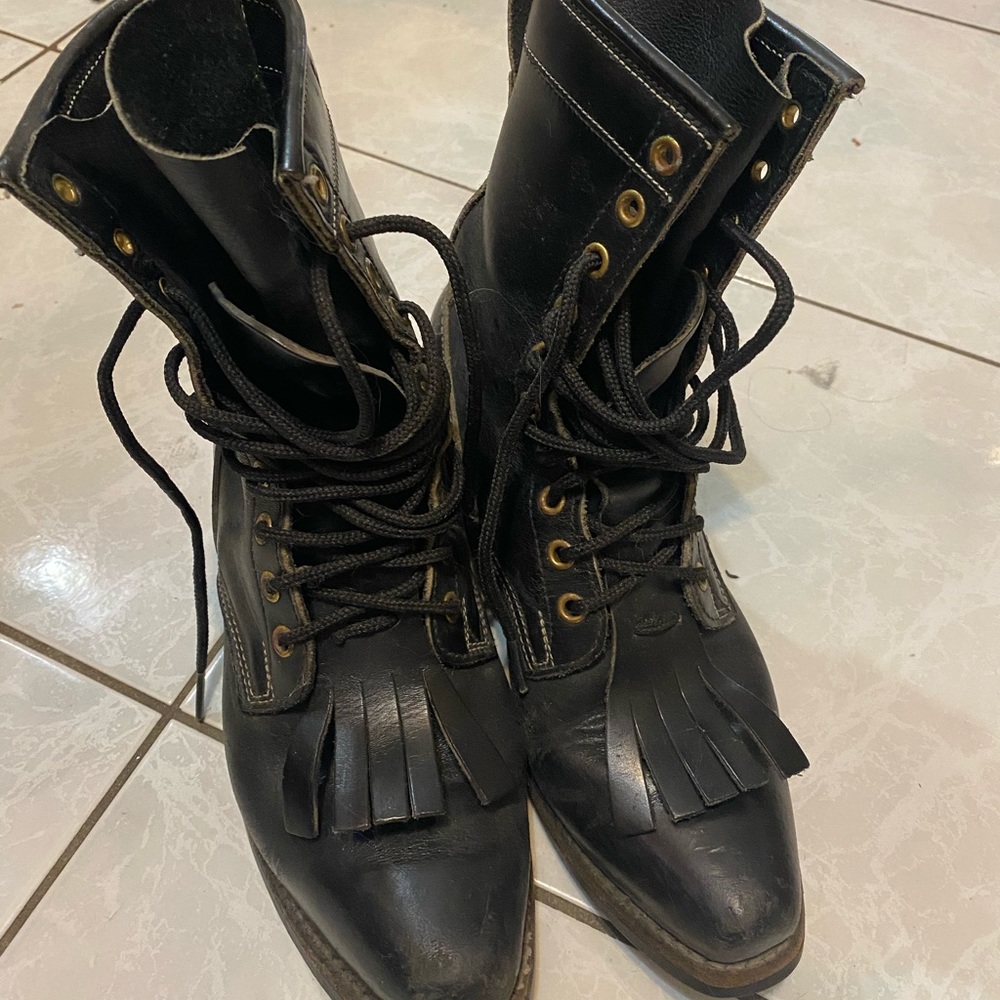 Vintage Leather Dayton Motorcycle